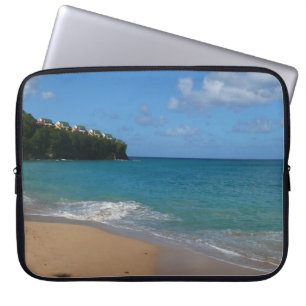 Housse Pour Ordinateur Portable Saint Lucia Beach Paysage tropical