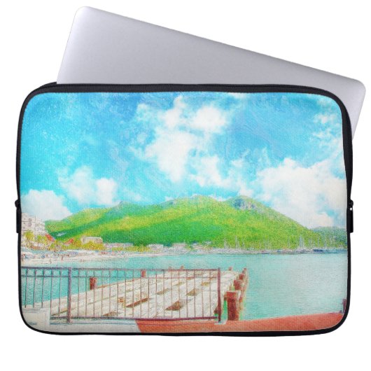 Housse Pour Ordinateur Portable Saint Martin (Devant)