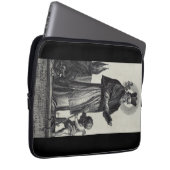 Housse Pour Ordinateur Portable Saint Patrick Apôtre d'Irlande Art monochrome (Devant droit)