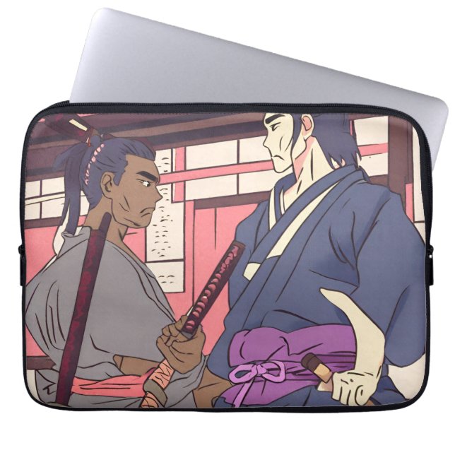 Housse Pour Ordinateur Portable samouraï (Devant)