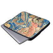 HOUSSE POUR ORDINATEUR PORTABLE SAMOURAÏ COMBATTANT SALAMANDRE (Devant bas)