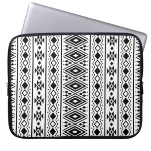 Housse Pour Ordinateur Portable Sans joint Ethnic motif design vintageabstrait, am