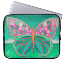 Sapeur d'ordinateur portable à papillon océanique