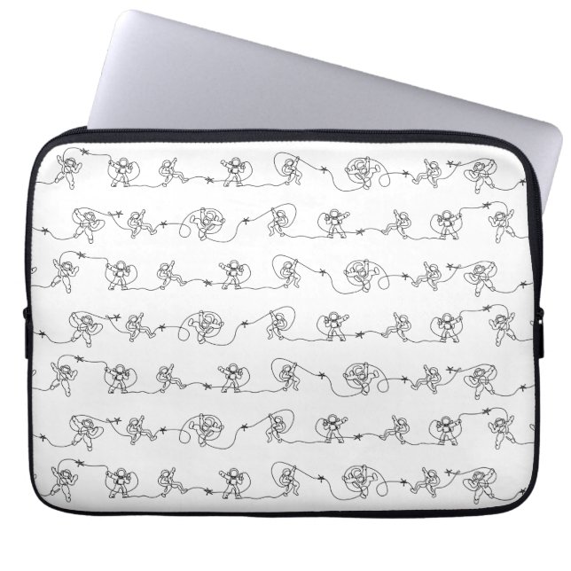 Housse Pour Ordinateur Portable Sapeur d'ordinateur portable astronaute (Devant)