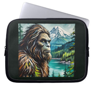 Housse Pour Ordinateur Portable Sasquatch dans les montagnes