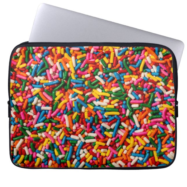 Housse Pour Ordinateur Portable Saupoudrer de bonbons (Devant)