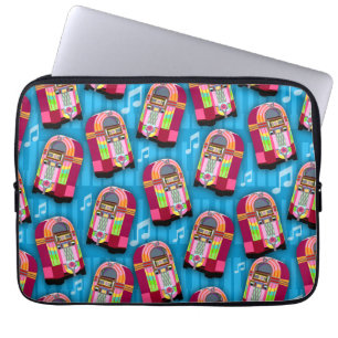 Housse Pour Ordinateur Portable Sautez les jukes-box de néon de saut