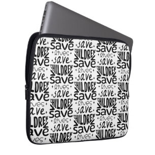 Housse Pour Ordinateur Portable Sauver les enfants, sauver des vies