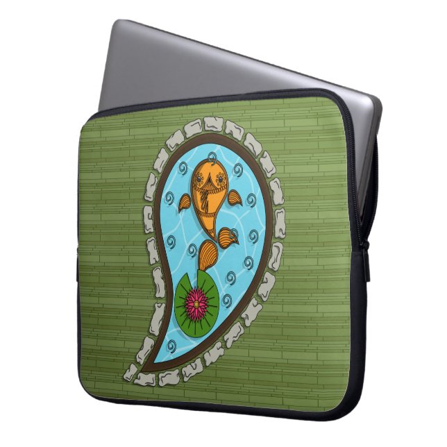 Housse pour ordinateur portable Scales the Goldfis (devant gauche)