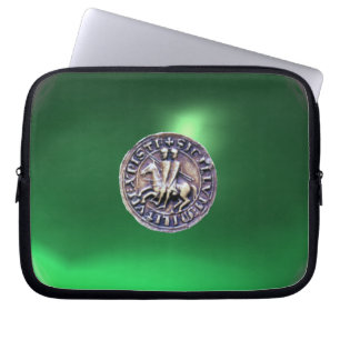 Housse Pour Ordinateur Portable SCEAU DES CHEVALIERS MODÈLE Gemme gris vert