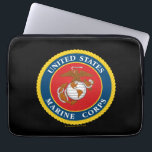 Housse Pour Ordinateur Portable Sceau du Corps des Marines - plat<br><div class="desc">Cette conception présente le sceau emblématique du Marine Corps dans un style audacieux et détaillé. Représentant l'honneur,  la force et la tradition du Corps des Marines des États-Unis,  cet emblème est un hommage intemporel à leur héritage et à leur dévouement.</div>