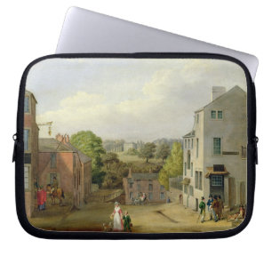 Housse Pour Ordinateur Portable Scène de rue dans Chorley, Lancashire, avec une