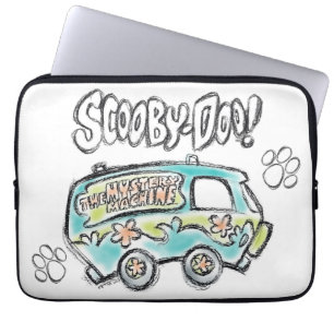 Housse Pour Ordinateur Portable Scooby-Doo   Croquis de machine mystère