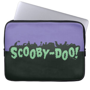 Housse Pour Ordinateur Portable Scooby-Doo ! Logo Monster Silhouette