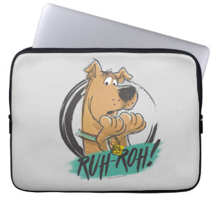 Housse Pour Ordinateur Portable Scooby-Doo "Ruh Roh !" Croquis de marqueur