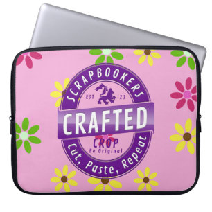 Housse Pour Ordinateur Portable Scrapbookers - Couper, coller et répéter