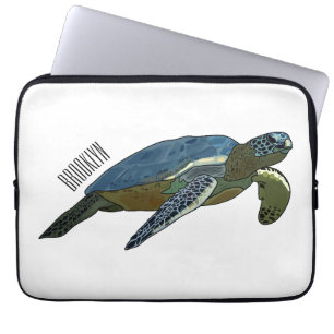 Housse Pour Ordinateur Portable Sea turtle cartoon