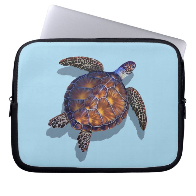 Housse Pour Ordinateur Portable Sea turtle tablet / laptop sleeve (Devant)