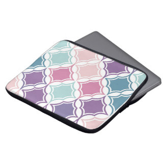 Housse Pour Ordinateur Portable Seamless pattern of pastel colored geometric shape