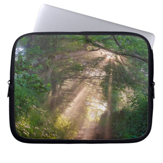 Housse Pour Ordinateur Portable sentier forestier (Devant)