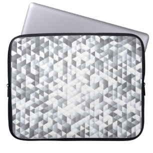 Housse Pour Ordinateur Portable Séquins d'argent : Arrière - plan de mosaïque scin