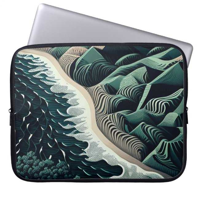 Housse Pour Ordinateur Portable Serene Shores (Devant)