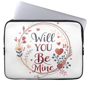 Housse Pour Ordinateur Portable Serez-vous mien – Une promesse intemporelle d'amou
