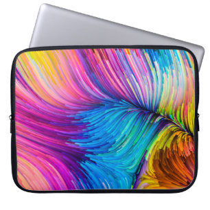 Housse Pour Ordinateur Portable Série Color In Motion. Conception abstraite faite