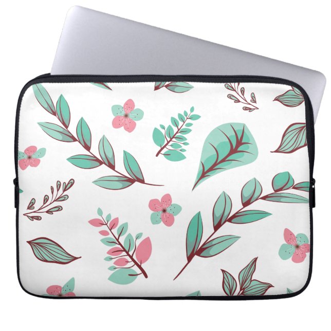 Housse Pour Ordinateur Portable Série de dessins de fleurs 2 (Devant)