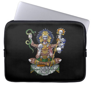 Housse Pour Ordinateur Portable Shaman, guerrier aztèque