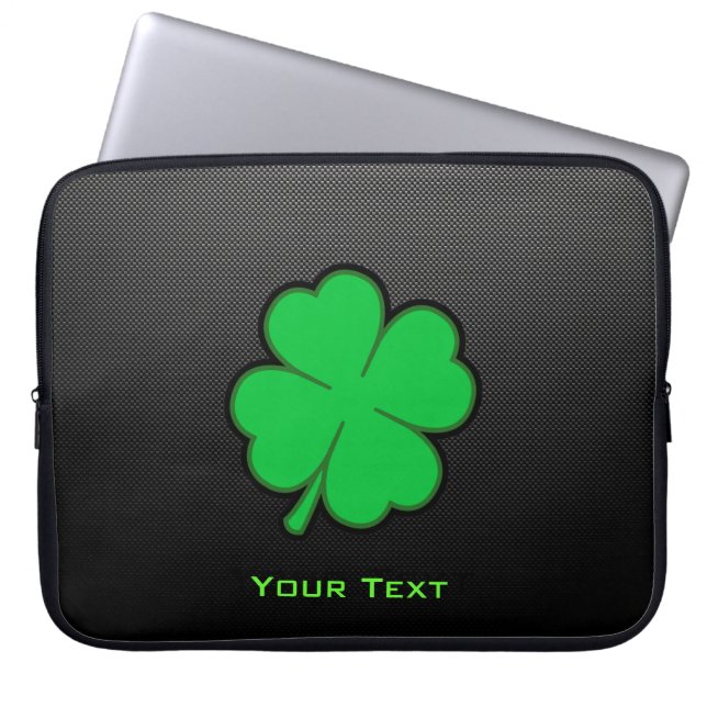 Housse Pour Ordinateur Portable Shamrock lisse (Devant)