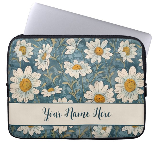 Housse Pour Ordinateur Portable Shasta Daisies (Devant)