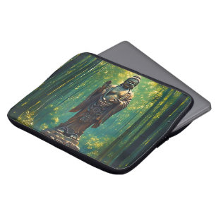 Housse Pour Ordinateur Portable Shinrin no Hotoke (Bouddha de la Forêt)