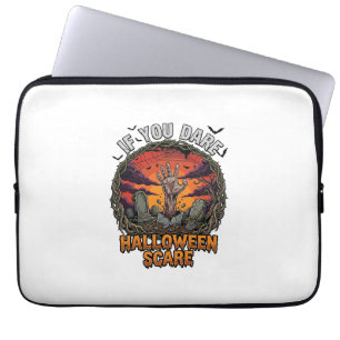 Housse Pour Ordinateur Portable Si vous osez Halloween Frayeur Main de Zombie Pier