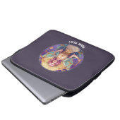 HOUSSE POUR ORDINATEUR PORTABLE SIGNE ZODIAC LIBRA PERSONNALISÉE (Devant bas)