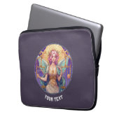 HOUSSE POUR ORDINATEUR PORTABLE SIGNE ZODIAC LIBRA PERSONNALISÉE (devant gauche)
