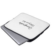 Housse Pour Ordinateur Portable Simple congratulation graduation add your (Devant bas)