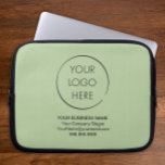 Housse Pour Ordinateur Portable Simple Logo Promotional Bag, Business or Shop,<br><div class="desc">This custom laptop sleeve features your business logo, name, and contact information, creating a polished and practical accessory for work and travel. Designed to protect your laptop while showcasing your brand, it’s perfect for professionals, small business owners, and entrepreneurs on the go. A stylish way to keep your device safe...</div>