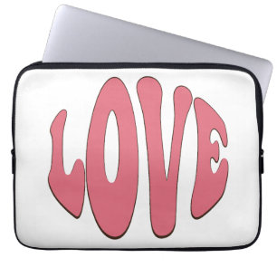 Housse Pour Ordinateur Portable Simple, urbain, moderne, design cool Amour