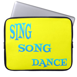 Housse Pour Ordinateur Portable Sing Song Dance Art portable Sleeve