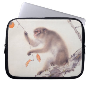 Housse Pour Ordinateur Portable Singe Japonais Peinture Chinoise Zodiac Anniversai