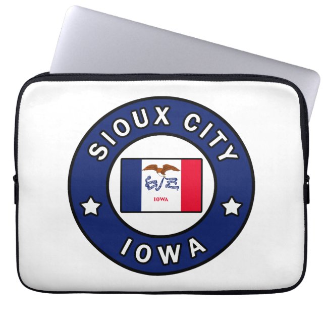 Housse Pour Ordinateur Portable Sioux City Iowa (Devant)