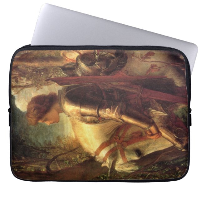 Housse Pour Ordinateur Portable Sir Galahad (par George Frederick Watts) (Devant)