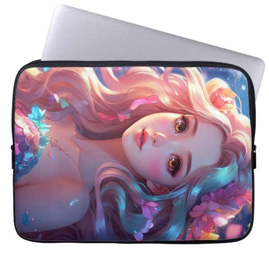 Housse Pour Ordinateur Portable Sirène (Devant)