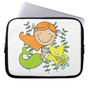 Housse Pour Ordinateur Portable Sirène rousse