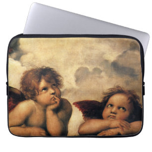 Housse Pour Ordinateur Portable Sistine Madonna Angels par Raphael Sanzio