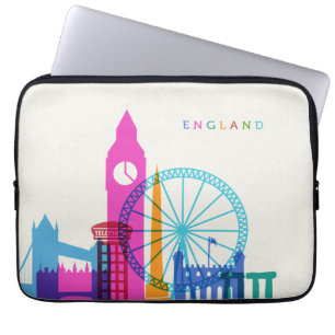 Housse Pour Ordinateur Portable Skyline d'Angleterre