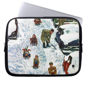 Housse Pour Ordinateur Portable Sledding et creuser