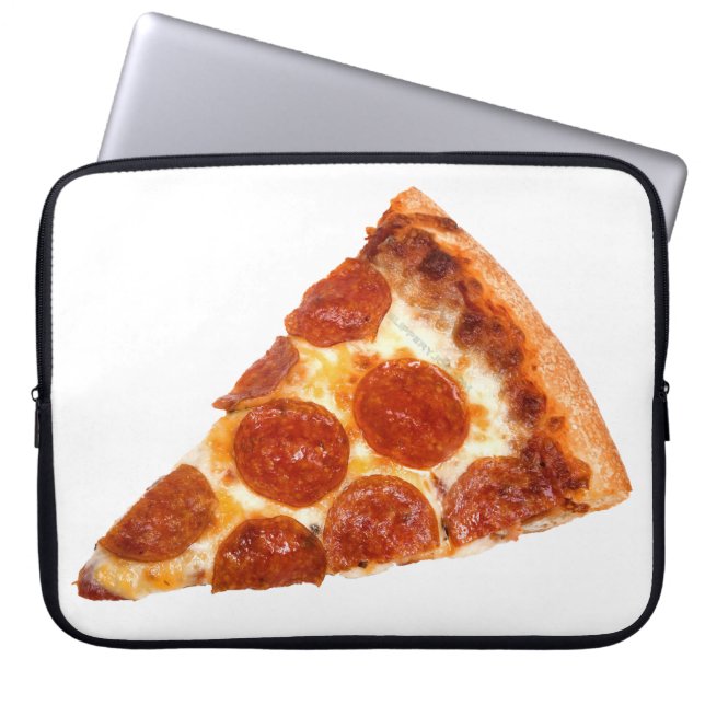 Housse Pour Ordinateur Portable SlipperyJoe's classique pepperoni pizza tranche fo (Devant)