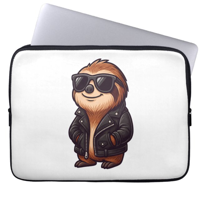 Housse Pour Ordinateur Portable Sloth Chill Mood (Devant)